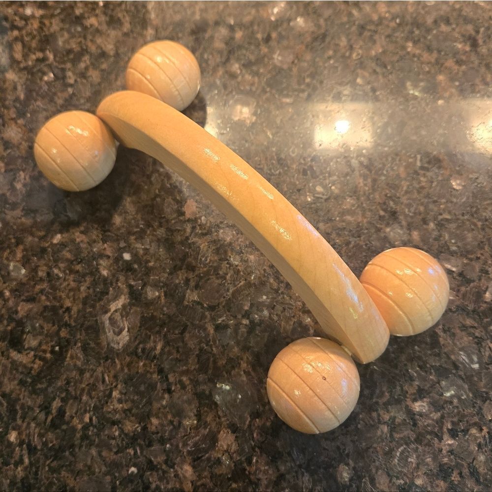 Apana Natural Wood Handheld Massager